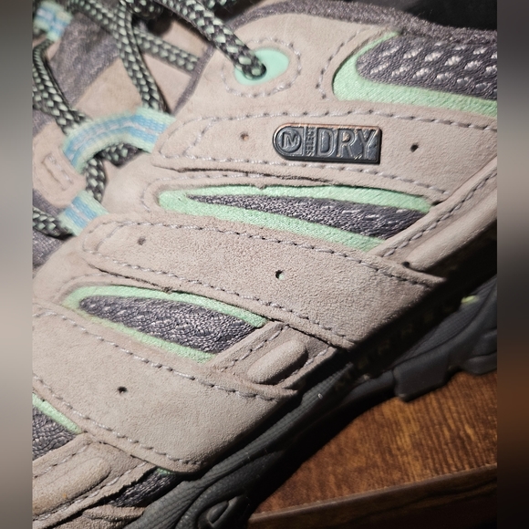 Merrell Moab Vent 2 Dry Drizzle Mint  Women’s Trail Hiking Shoes Size 8 - Picture 9 of 12